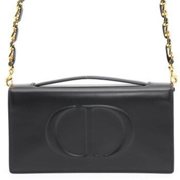 Christian Dior Shoulder Bag Black s - Picture 1 of 8